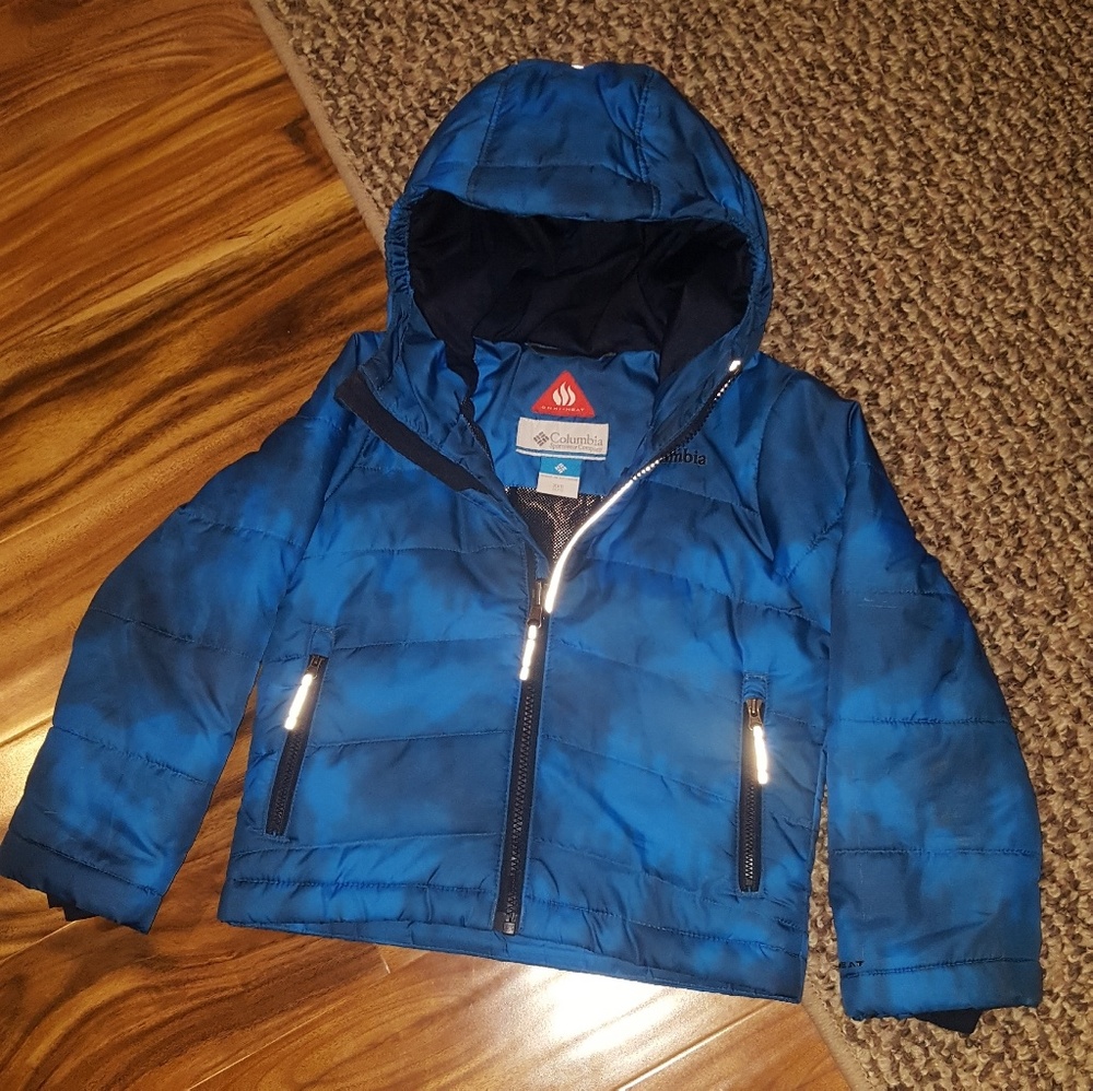 Boys Columbia Hooded Jacket XXS 4/5